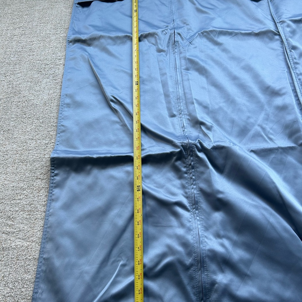 4  Authentic Large  Gucci Blue Satin Hanging Travel Garment Bags 46.5 X 24.5 - Picture 6 of 7